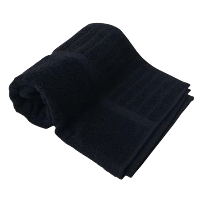 17. Galleon Hand Towel Black